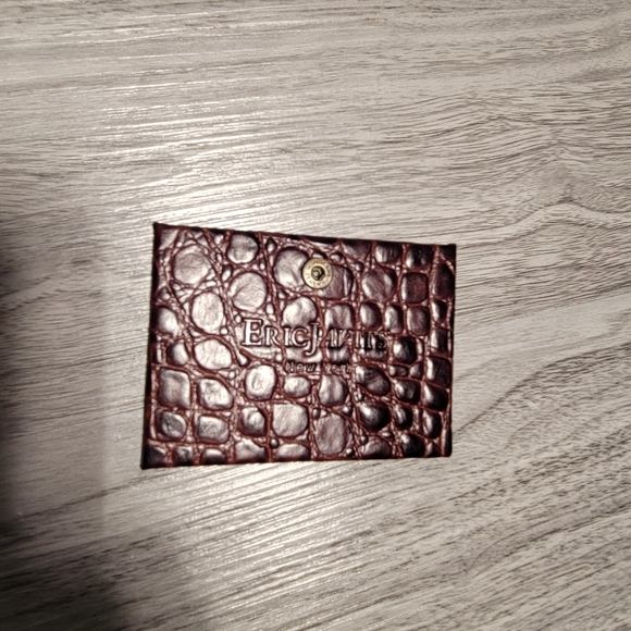 Eric Javits – Gold Studded Squishee Chip Hobo with Brown Crocodile Leather. New - Picture 6 of 8